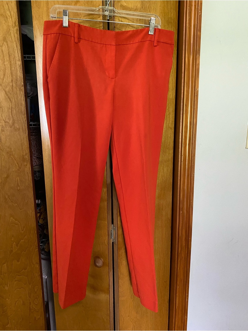 New York & Company Bright rust colored Tailored Trousers